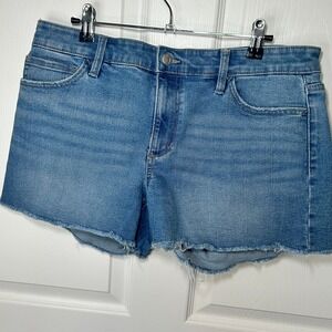 Joe's Jeans The Ozzie Cutoff Denim Shorts Size 30‎ Light Wash Frayed Hem 4"